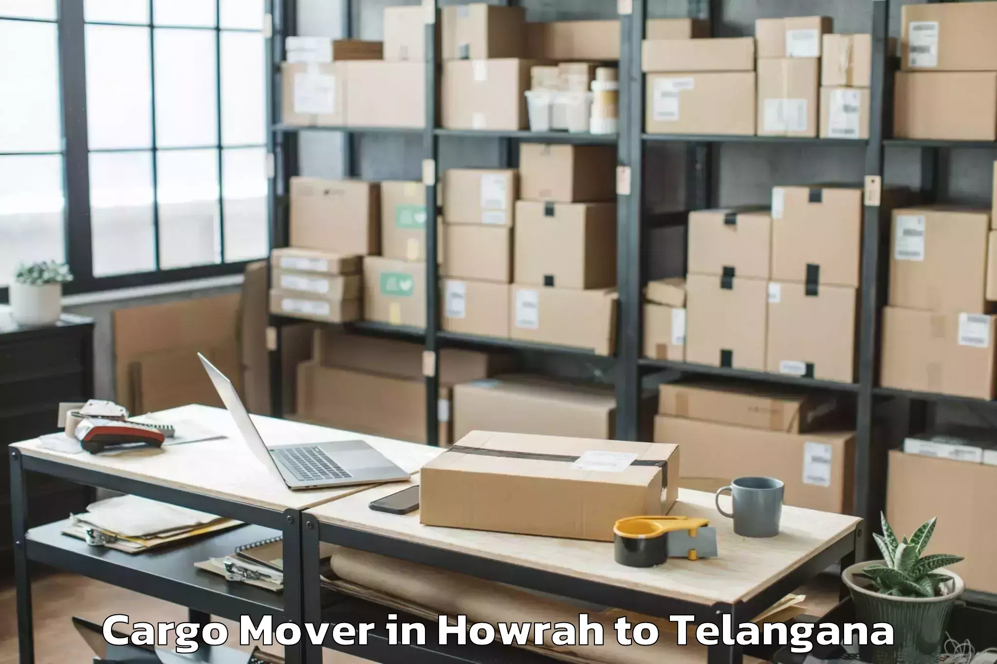 Reliable Howrah to Hyderabad Central Mall Cargo Mover